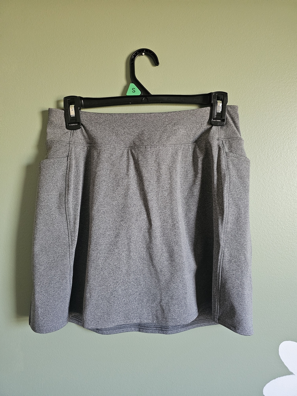 Women's Gray Golf Active Skort with Side Pockets